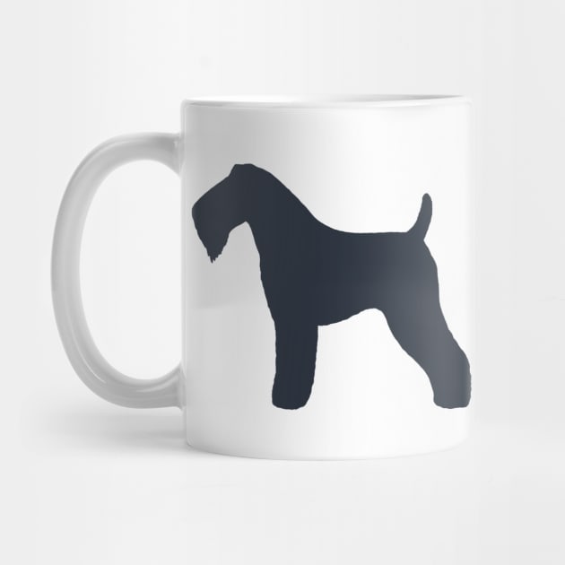 Kerry Blue Terrier Silhouette by Coffee Squirrel